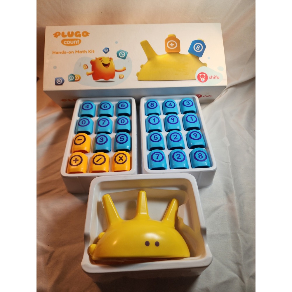 PlayShifu Plugo Count Hands-on Math Kit AR STEM Educational Toy Missing Mat